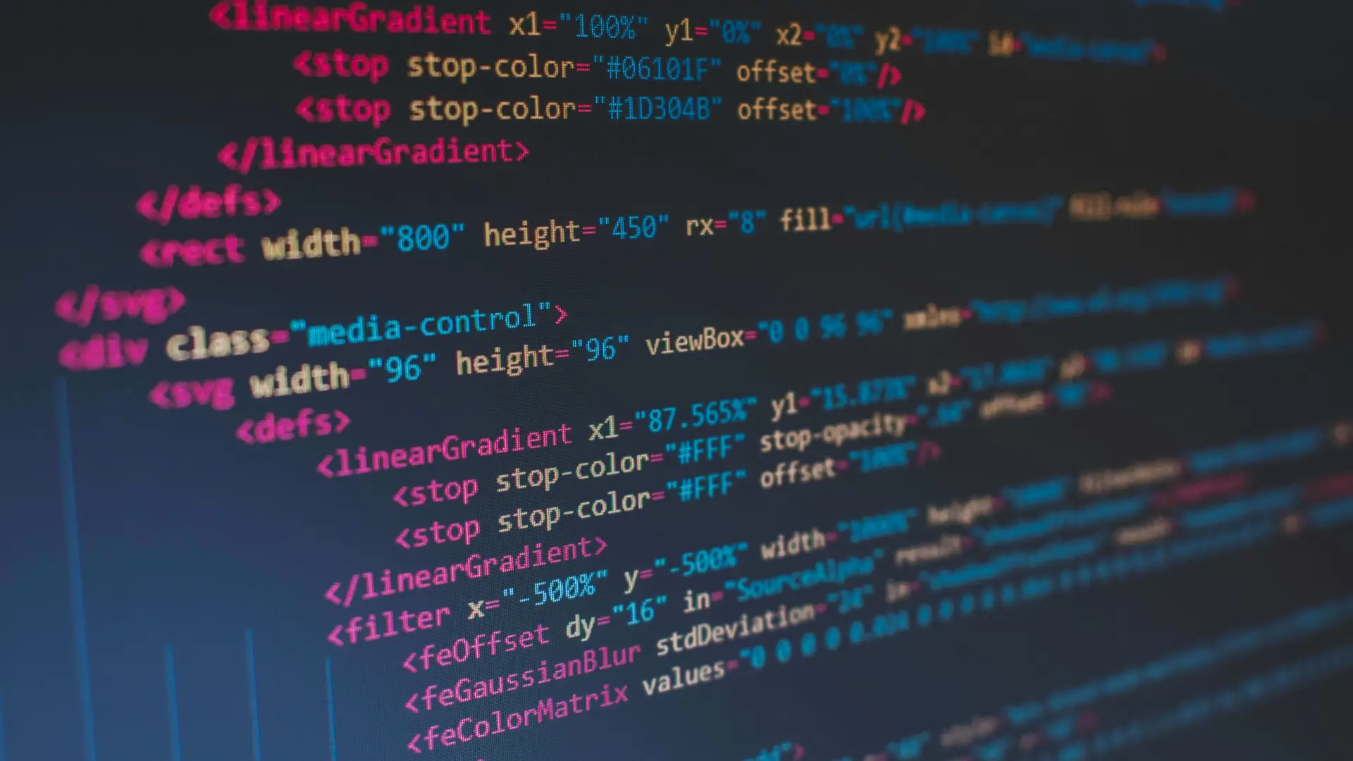 Houston web development studio - cinematic workspace background