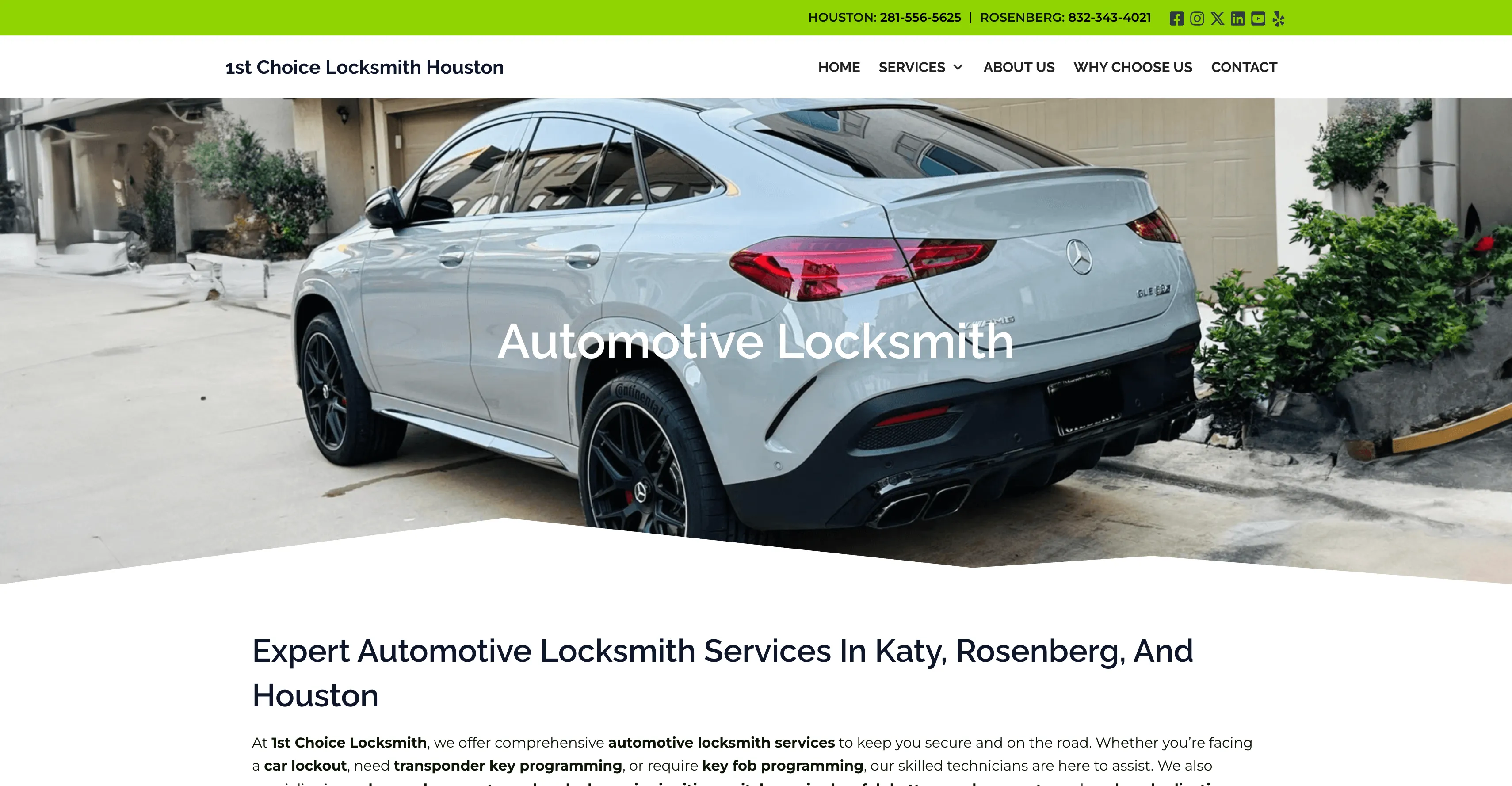 Locksmith Services Overview