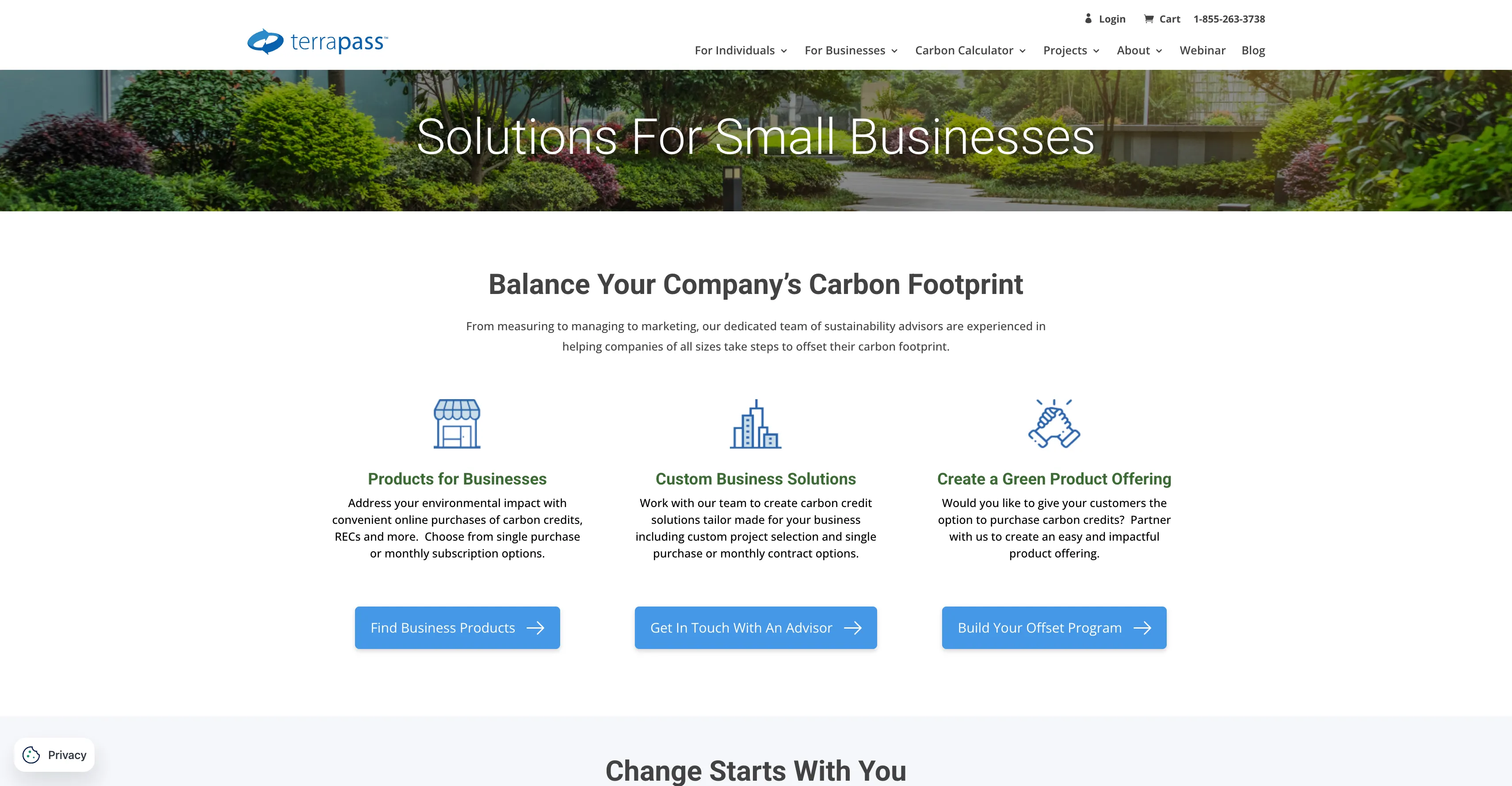 Interactive Carbon Footprint Calculator Interface